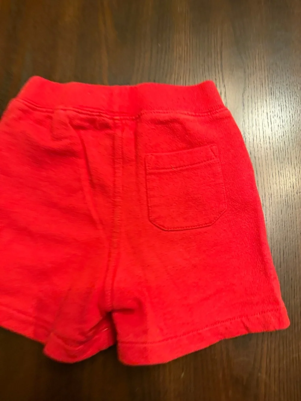 Polo Ralph Lauren Boys 18M 2 Piece Outfit Set Logo Tee Red Shorts